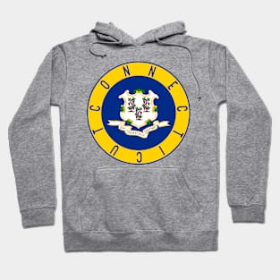 Connecticut Flag Decal Hoodie